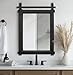 Besdomus Black Farmhouse Bathroom Mirror: 22