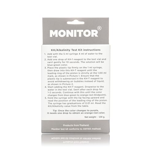 Image of Monitor Alkalinity Test KIT for Coral & Reef (120 Tests)