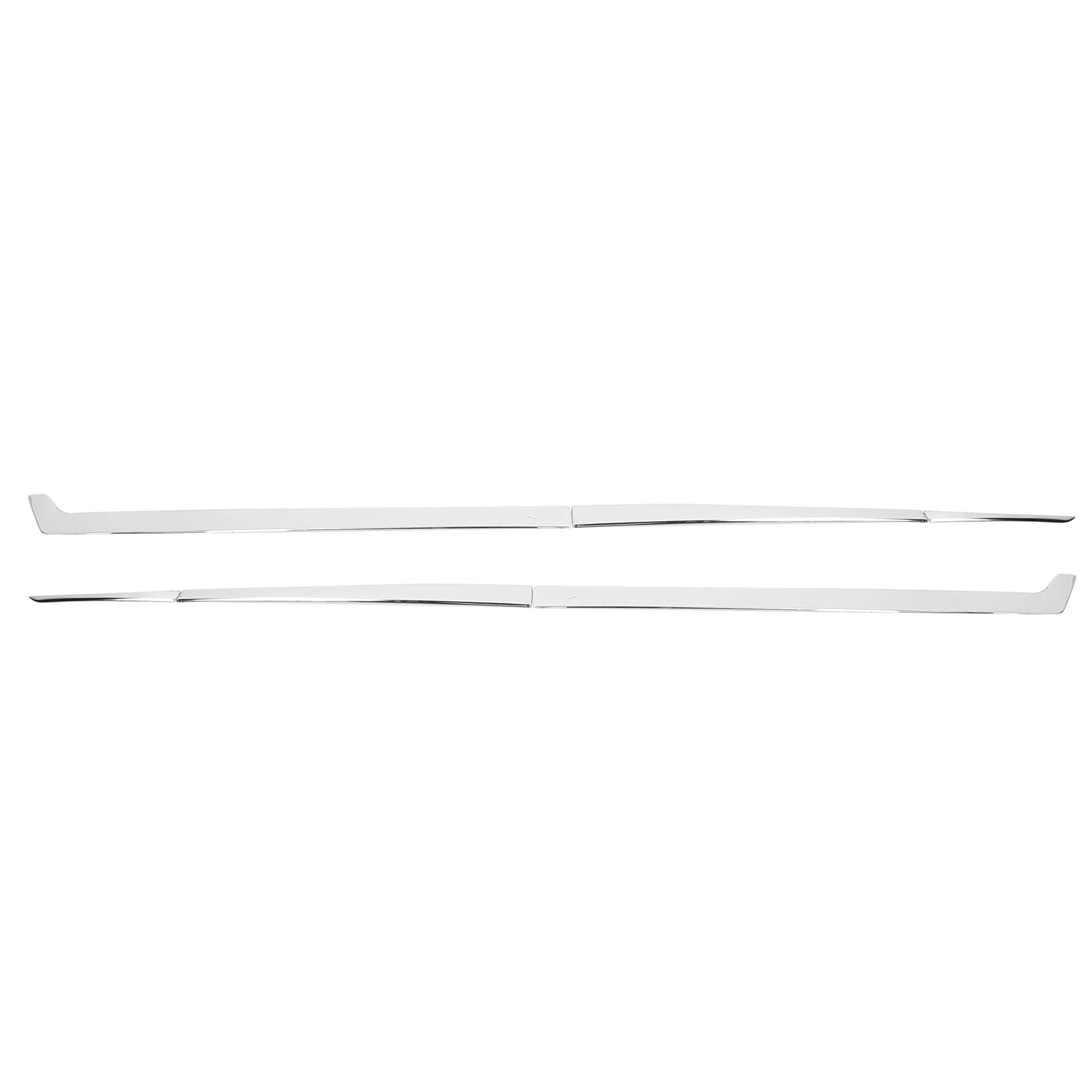 Modanatura laterale della portiera dell'auto, eleganti protezioni cromate per il miglioramento del veicolo, 6 strisce decorative in acciaio inox