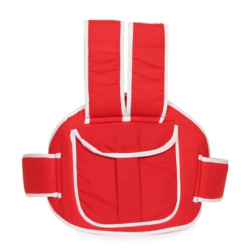 Image of MELVIS Kids Safety Belt for Two Wheeler with Reflective Strips, Portable Seat Belt Children Motorcycle Harness for Motorcycle Bike, Adjustable Safety Harness for Boys Girls (2-12years) (Red)