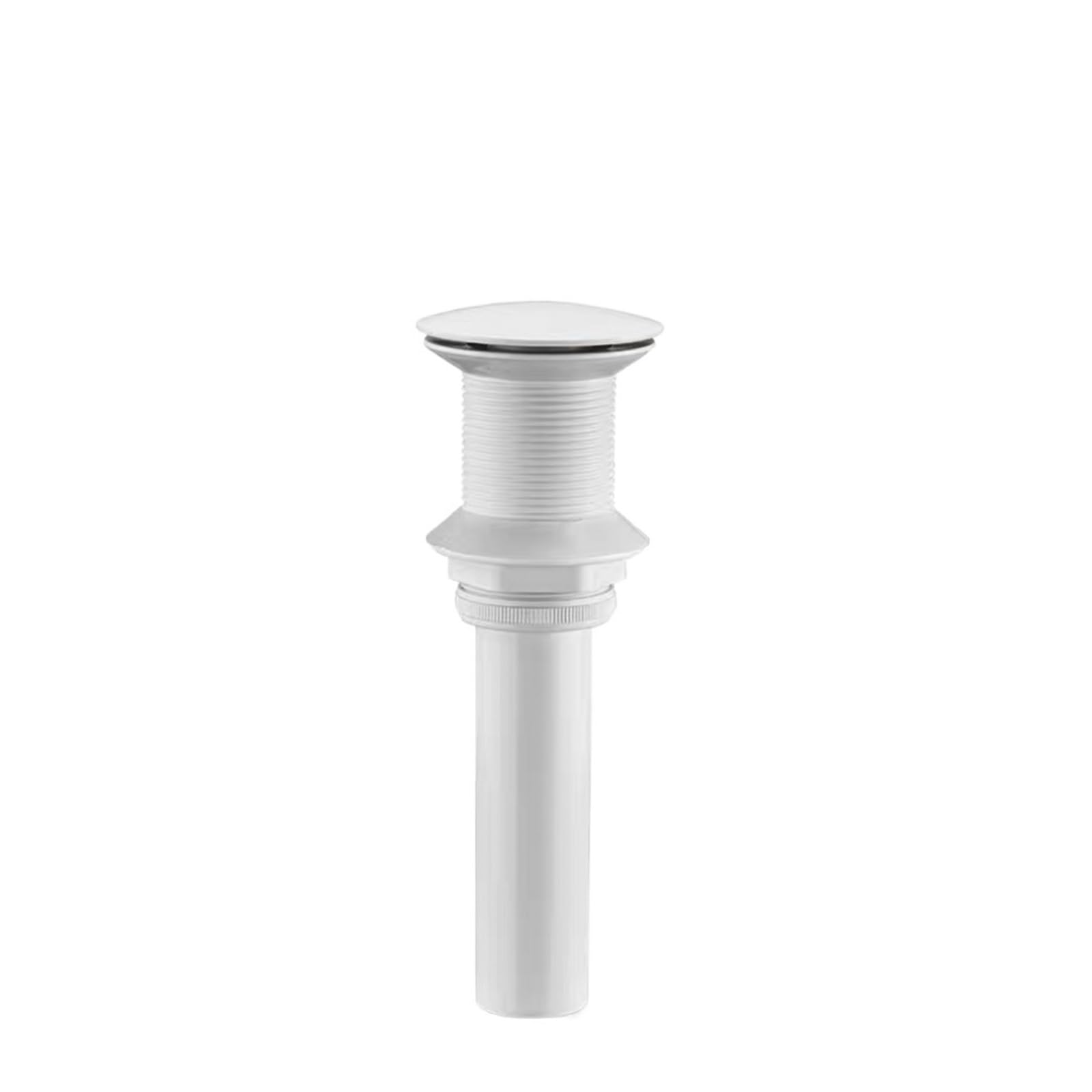 Pop Up Clack, Pop Up Sink Plug Replacement Brass Bathroom Basin Drain Valve Bounce Filter Multicolor(White No Overflow)