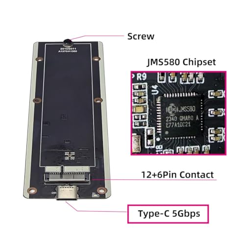 chenyang caja externa para SSD Mac 6+12Pin USB 3.0 miniatura 7