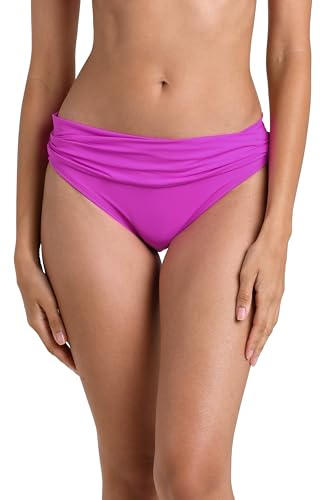 Image of La Blanca Women's Island Goddess Shirred Band Hipster Bikini Bottom