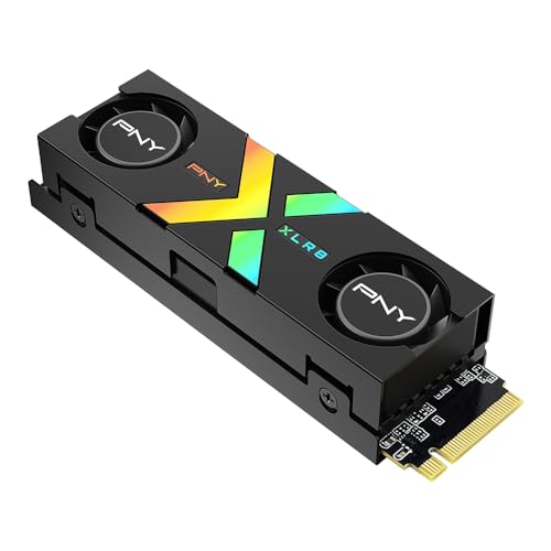 PNY CS3150 XLR8 2TB NVMe SSD med RGB Kylfläns