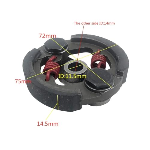 Embrague para motocicleta de 49cc y 47cc de dos tiempos para mini quad y buggy 2