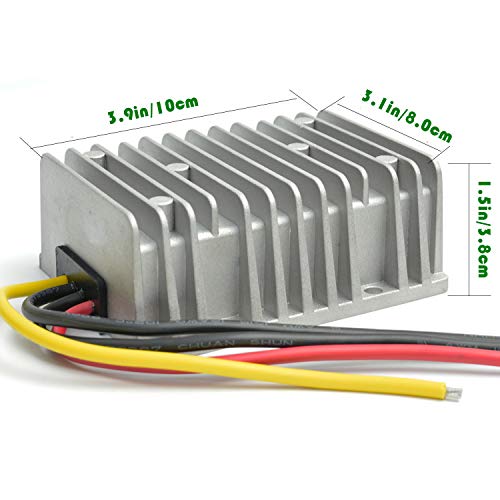 Voltage Converter Regulator DC 24V Step Down DC 12V 40A 480W, Waterproof Voltage Reducer, Big-Size Power Supply Module Buck Transformer, for Golf Cart, Forklifts, Car2