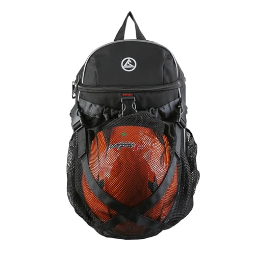 NIHENHAO Mochila de baloncesto con compartimento, bolsa de fútbol, bolsa de gimnasio, mochila deportiva para baloncesto, voleibol y entrenamiento