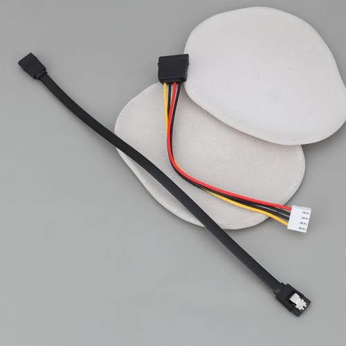 eMagTech 4-pinowy kabel zasilający HDD z kablem danych SATA 3.0 kompatybilny z Hikvision kompatybilny z systemami HiLook NVR