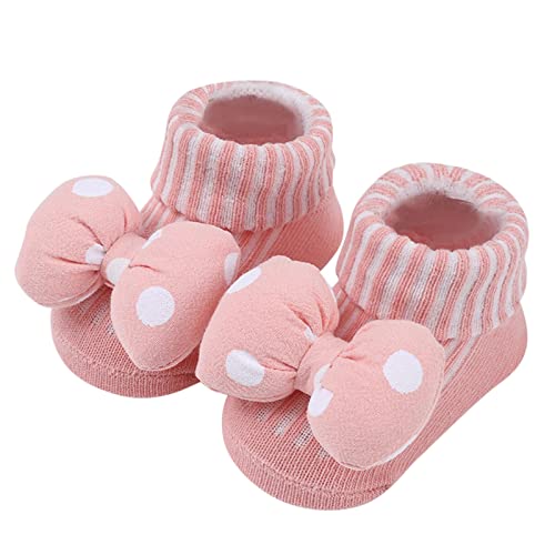 Toddler Baby Girls Knitted Socks Shoes Infant Newborn Cotton Slip Cotton Socks Knitting Boots for Indoor Outdoor