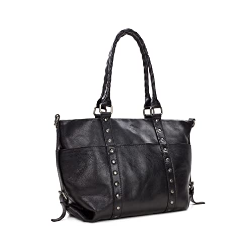 Patricia Nash Carducci Tote Purse for Women - Leather Tote Bag for Women - Designer Handbags For Women - Women Handbags - Leather Purses For Women - Leather Handbags For Women - Black Leather Purse