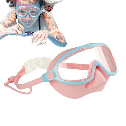 Gafas de natación Ocgle con cubierta de nariz, gafas de baño para niños con cubierta de nariz | Gafas anti | Accesorios de buceo para buceo para piscina anticrugifrónico
