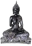 Buda Argentum Thai 19x8x25cm Resina