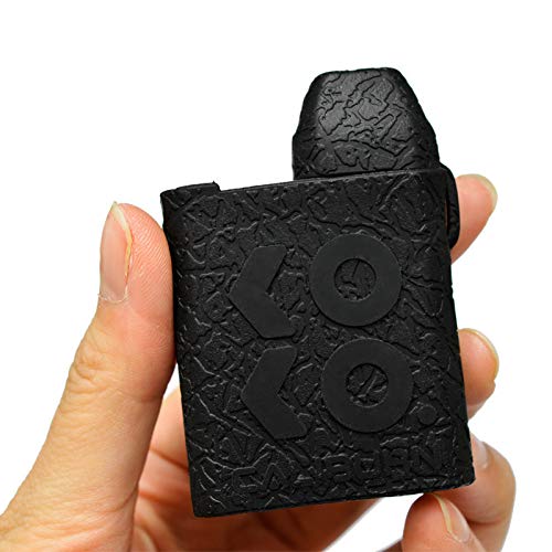 Rayley Protective Silicone Case Skin Cover Sleeve Wrap Shield for Uwell Caliburn KOKO System (Black)