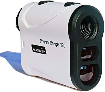 PROADVANCED ProMini Range 750 - Laser Rangefinder - Top Accuracy - PinLock Vibration - 1 Year Warranty - for Golf, Hunting