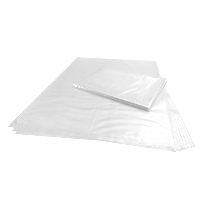 Buy Wowfit 100 CT 18x24 inches 1 Mil Clear Plastic Flat Open Poly Bags