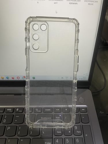 Image of COVERBLACK Soft Rubber Silicon Clear Case Back Cover Compatible for Oppo A55 5G - Transparent