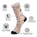KLL Chic Bearded Dragon Reptile Rose Gold Fashion men’s crew socks running athletic wicking mens black socks (2-Pair)