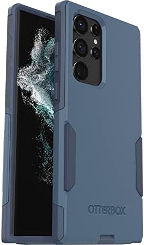 OtterBox Commuter Series Case for Samsung Galaxy S22 Ultra (Only) - Non-Retail Packaging - Rock Skip Way (Blue)