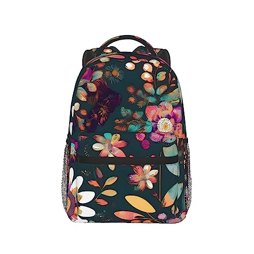 Sac à dos imprimé note de musique et motif floral bohème - 7