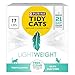 Purina Tidy Cats Light Weight, Low Dust, Clumping Cat Litter, LightWeight Free & Clean Unscented, Multi Cat Litter - 17 lb. Box