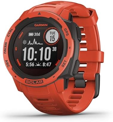 Garmin Instinct Solar Surf Edition Cloudbreak - Orologio GPS Con Ricarica Solare, Cardio, Pulse Ox, App Surf E Resistenza Militare (Ricondizionato)