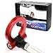 iJDMTOY Red Track Racing Style Tow Hook Ring For BMW 1 2 3 4 5 X1 X3 X4 X5 X6 Series & MINI Cooper, Made of Lightweight Aluminum