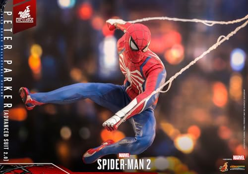 Hot Toys VGM54 Peter Parker Advanced Suit 2.0 Spider-Man 2 Vgm54 1/6 Scale Exclusive Figure thumb #3