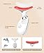 ELISHINE 7 Color Face and Neck Massager Light Therapy, Red Light Based Facial Massager for Skin Care, Smoothing, Firming (White)