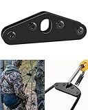 JISHAHS Hunting Saddle Hip Pinch Eliminator - Tree Saddle Hunting Accessories - Saddle Bridge Spreader - 304 Stainless Steel Saddle Hip Saver for Tree Saddle Hunting - Relieves Hip Pinch
