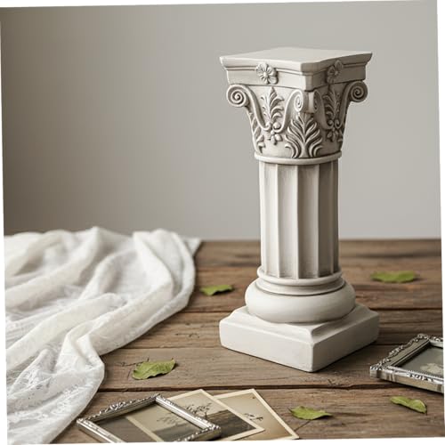 Ferricult Decoración De Resina De Columna Romana De 13, 6 Pulgadas, Pedestal Blanco Clásico Para Exhibición Del Hogar, Escultura De Pilar De Estilo Romano, Decoración Para El Hogar Ferricult Decoración De Resina De Columna Romana De 13, 6 Pulgadas, Pedestal Blanco Clásico Para Exhibición Del Hogar, Escultura De Pilar De Estilo Romano, Decoración Para El Hogar