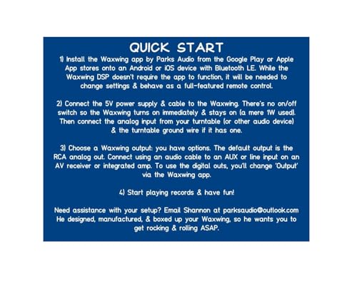 Waxwing Phono DSP Preamp from Parks Audio with Magic, Optical Out & Full App Control