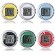 6 Stück Mini Motorrad Digitaluhr, Selbstklebend Digitale Elektronische Uhr mit großen Zahlen für Fahrrad/Motorrad/SUV/Auto, Aufklebbar für Küche/Badezimmer/Wand