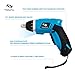 Electric Screwdriver Tilswall Mini Cordless Screwdriver Rechargeable 2000mAh 3.6V 4N.m Battery 10+1 Torque Adjustments with Extra Bits Set for Home DIY and Fit for Ladies, Newbies and Experienced