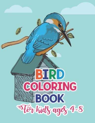 Bird Coloring Book For kids Ages 4-8: Smithsonian Birds Activity book and Coloring Book prefect gift for kids Boys and girls
