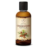 Olio Essenziale di Legno di Cedro 100 ml - Cedrus Atlantica - Naturale e Puro - Olio essenziali per Diffusori - Profumi per la Casa - Saponi e Candele - Sauna - Aroma Fresco - Aromaterapia
