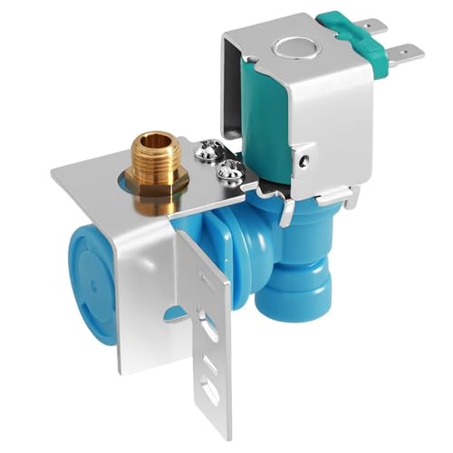 Upgraded 242252603 Refrigerator Ice Maker Water Inlet Valve for Electrolux Frigidaire kenmore Icemaker Solenoid Valves Replacement parts AP5671756 241803701 PS7784017 241803703 218475600 218720400