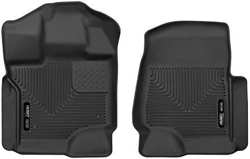 Husky Liners X-act Contour Series | Front Floor Liners - Black | 53341 | Fits 2015-2022 Ford F-150 Crew/SuperCrew/Extended Cab 2 Pcs