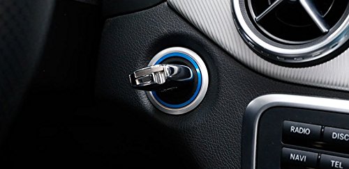 Eppar® New Start Button Cover for Mercedes Benz C-Class W204 2008-2013 C180 C200 C250 C300 (Blue)