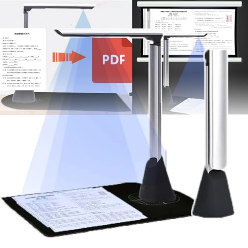 La Mejor Selección de Lote peliculas los preferidos por los clientes. 20 QIeBny Escáner De Libros (13 Millones De Píxeles), ABS+Perfil De Aluminio/Plegable, Imagen con Resolución 4192 * 3104/formato A3, Disparo Temporizado/Disparo Continuo/Recorte...