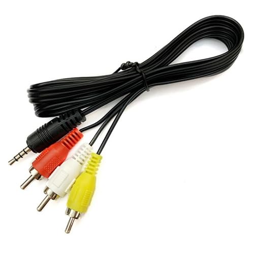 Amazon | Remarks Japan AVケーブル 4極 ミニプラグ RCAプラグ 1.4m