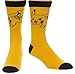 Pokemon Pikachu Yellow Crew Sock [Bioworld]