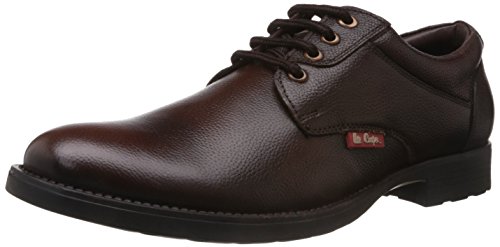 Image of Lee Cooper Men's Brown Leather Shoes - 10 UK
