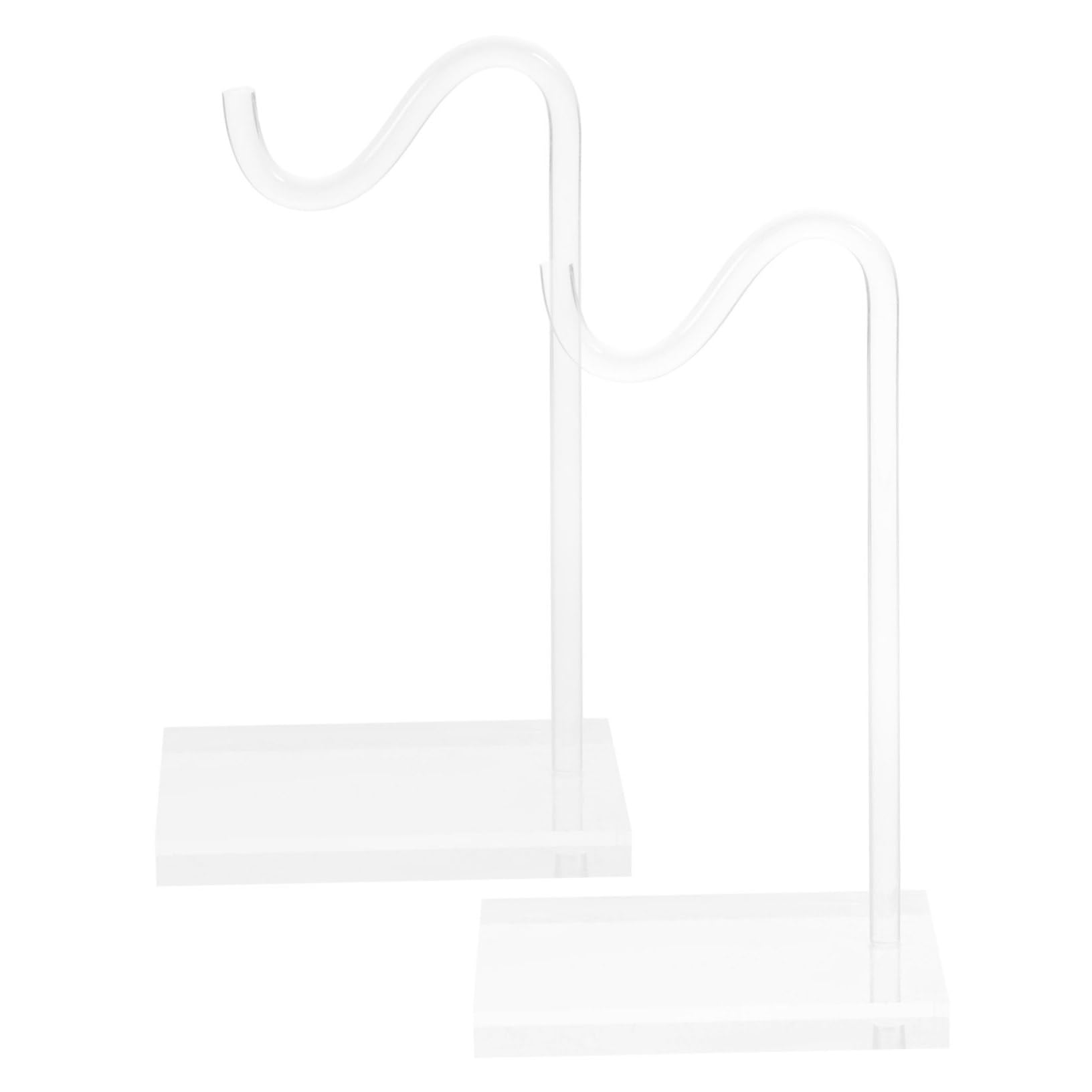 OUNONA 4 Set Gioielli Acrilico Trasparente Organizer Per Bracciali Collane Ed Espositore Per Presentazione Ordinata E Versatile 2 Pezzi*4