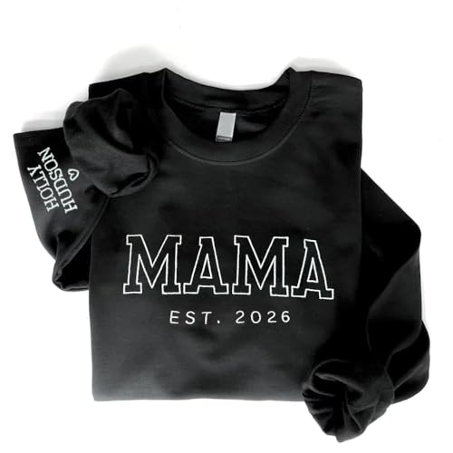 GODMERCH Mama Embroidered Sweatshirt
