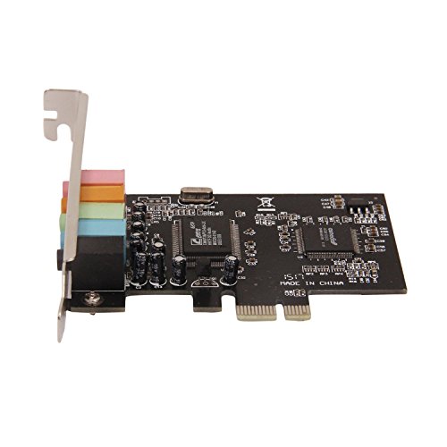 EiRA PCI-E to Sound Card (5.1 Channel) with 3.5 mm Stereo line-in/Out Jack (Compatible with x1/x4/x8/x16 Slots) ER-1010 - Image 3