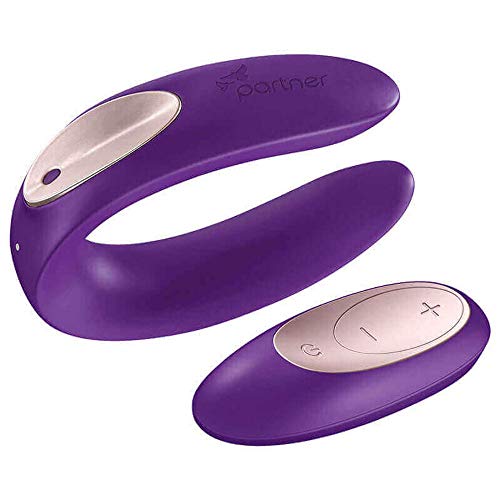 Vibrador Para Casais Recarregável Em Silicone Com Dois Motores 10 Modos De Vibrações Controle Remoto