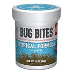 Fluval Bug Bites Tropical Fish Food, Small Granules for Small to Medium Sized Fish, 1.6 oz., A6577
