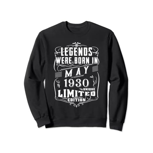 Cumpleaños Mayo 1930 Edición Limitada Regalo Legend May Sudadera