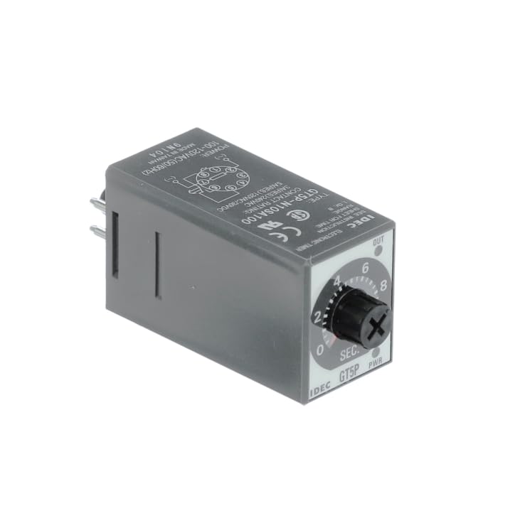 GT5P-N10SA100, Timer 8-Pin Plug-in Spdt 5A