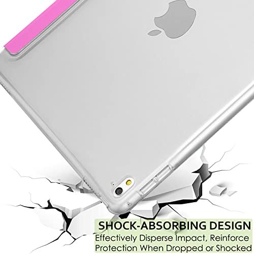 Image of DuraSafe Cases for iPad Pro 9.7 inch 2016 Case A1673 MLMP2HN /A MM172HN /A MLMN2HN /A MLMQ2HN /A A1674 A1675 MLMW2HN /A MLMX2HN /A MM192HN /A MLMV2HN /A MLN02HN /A MLMY2HN /A MLN12HN /A MM1A2HN /A - Pink